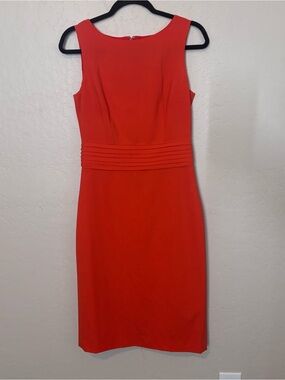 J.Crew 365 Sheath Dress Orange Sleeveless Career Women's 2T